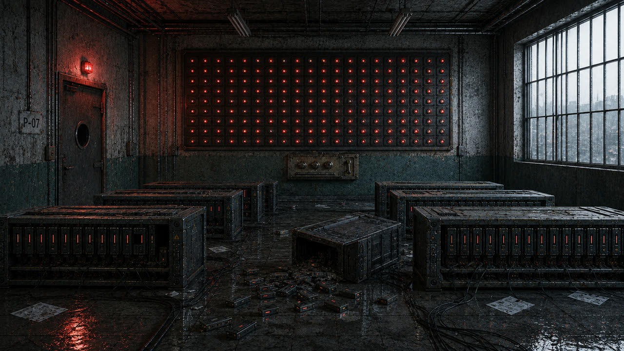 Pod-07 server room, red state